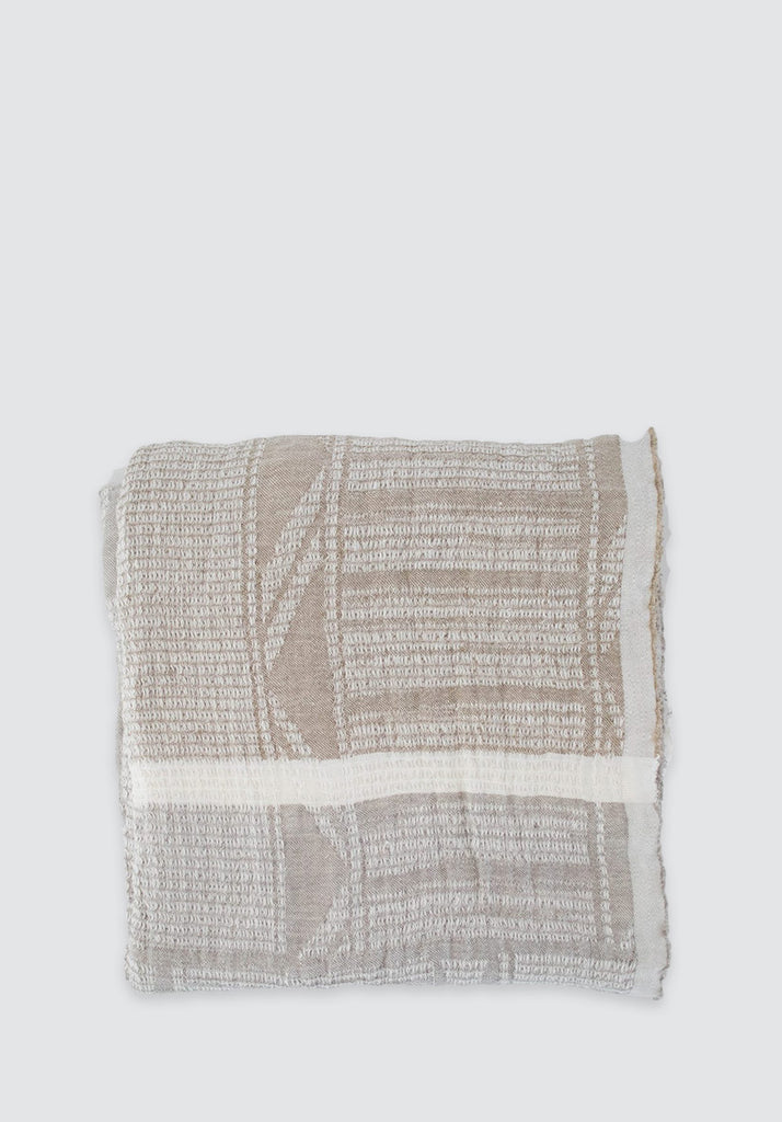 100% Linen Bogolan Lounge Throws