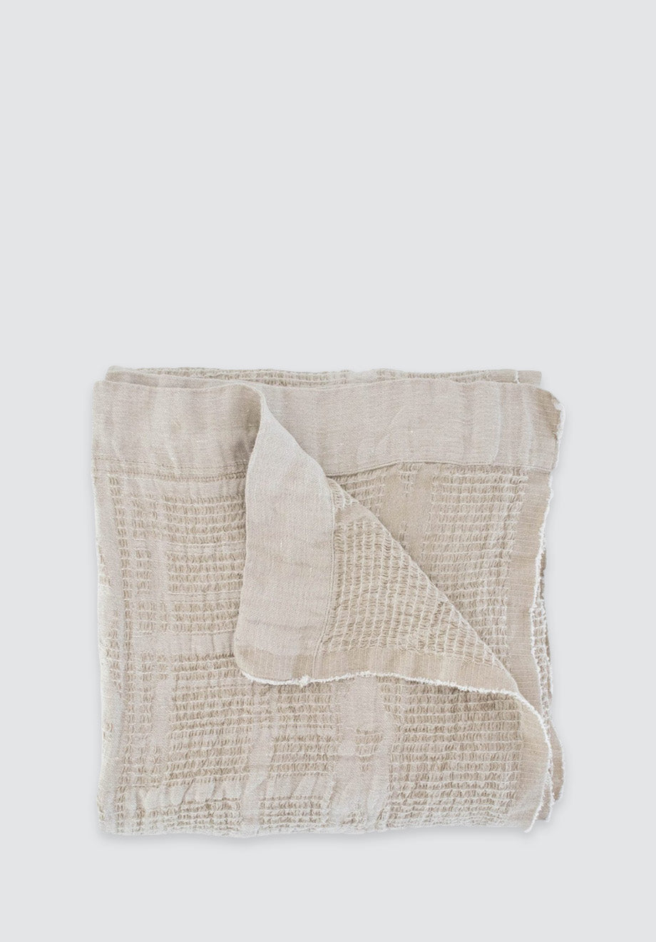 100% Linen Bogolan Bed Throws