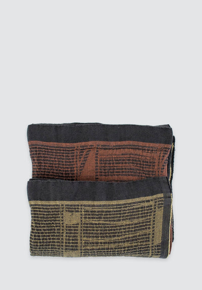 100% Linen Bogolan Lounge Throws