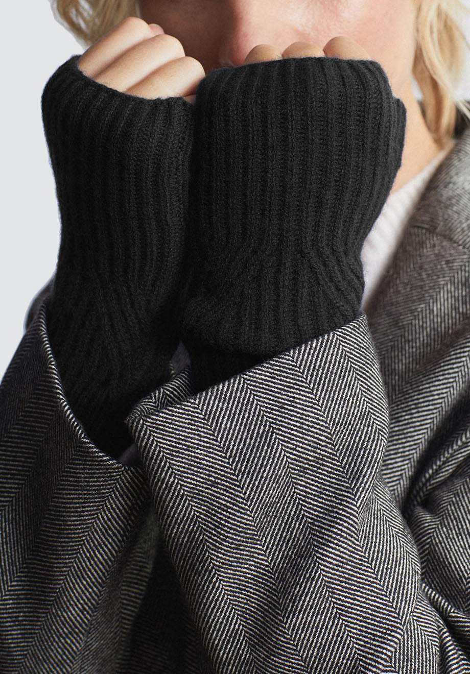 Cashmere Mitt | Black