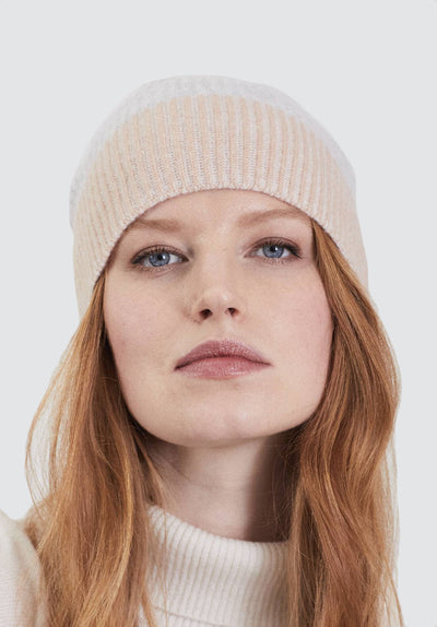 Cashmere Beanie | Striped