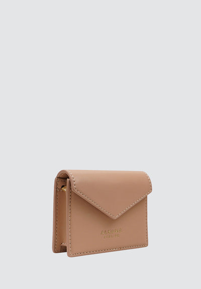 Fire Mini Wallet | Nude