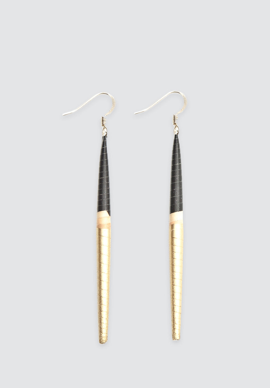 Bead Earring Half Gold