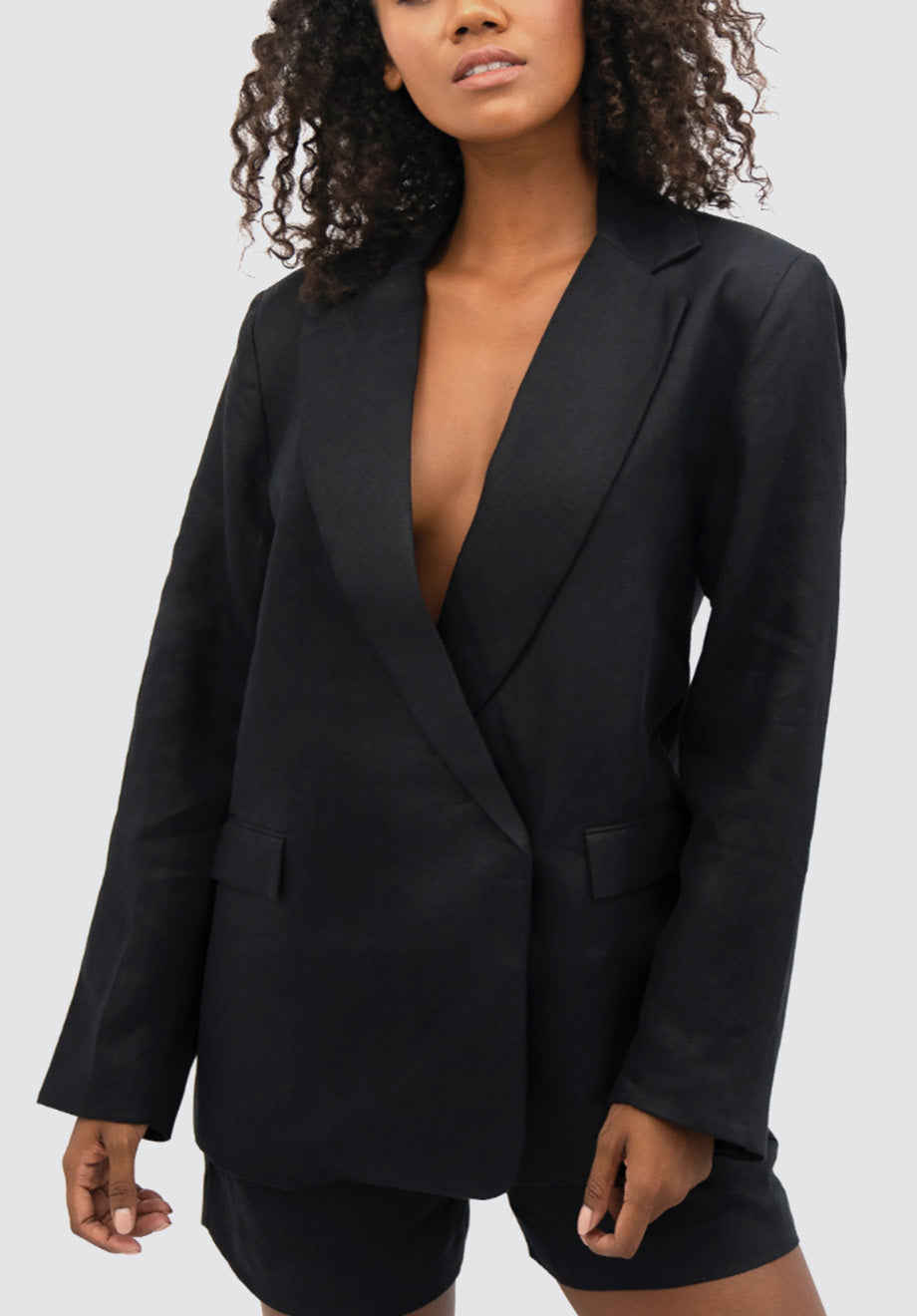 Havana HAV - Oversized Blazer | Licorice