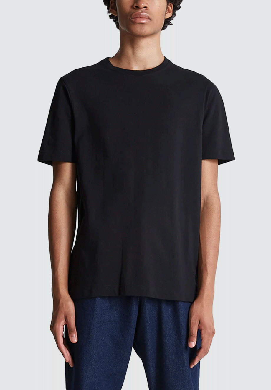 Cotton Pique Tee | Black Beauty