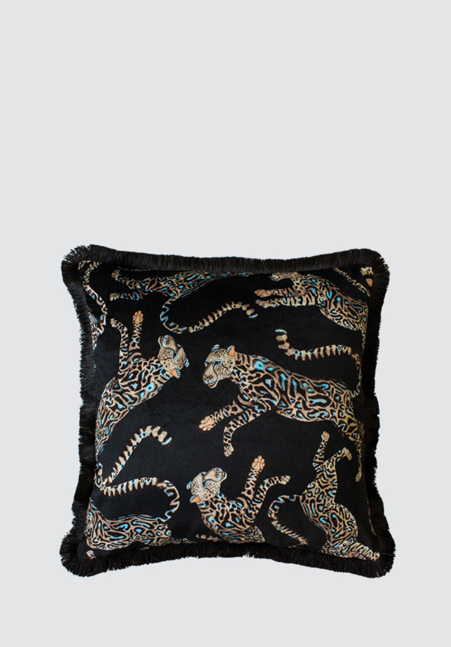 Cheetah Kings | Starry Nights Cushion Cover with Fringe