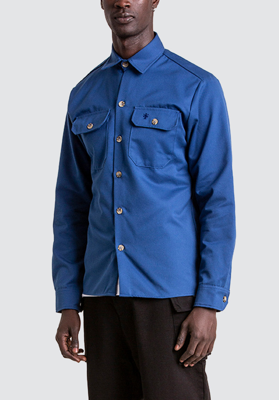 The Field Shirt | Navy Peony