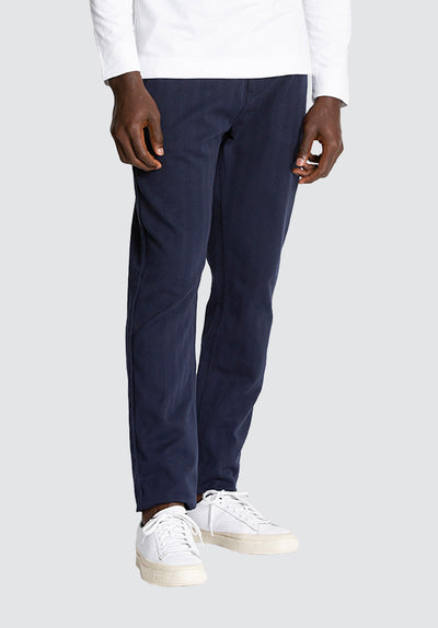 Straight Leg Trouser | Black Iris (Navy)