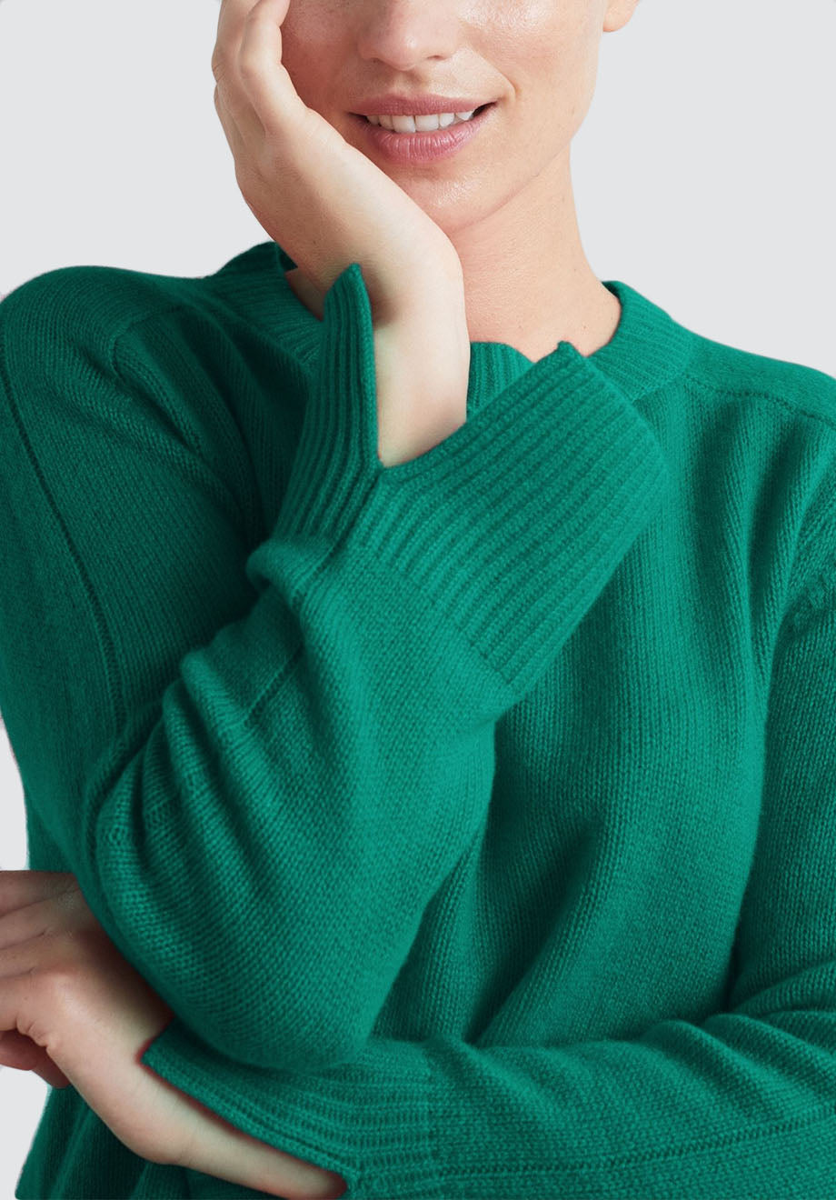 Cashmere Sweatshirt | Emerald