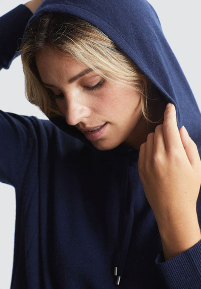 Cashmere Hoody | Midnight