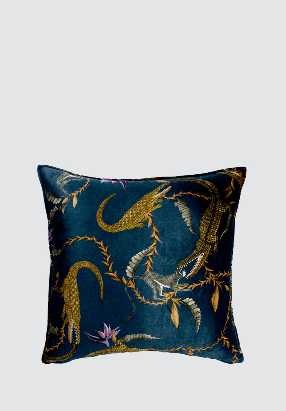 River Chase | Royal Velvet Cushion Cover