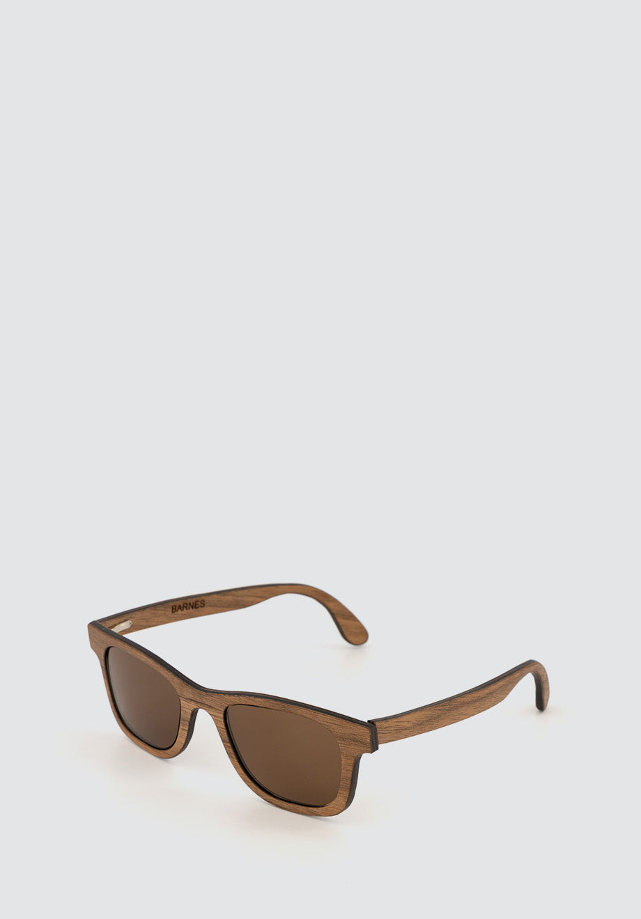 Barnes Sunglasses | Walnut | Brown Polarised