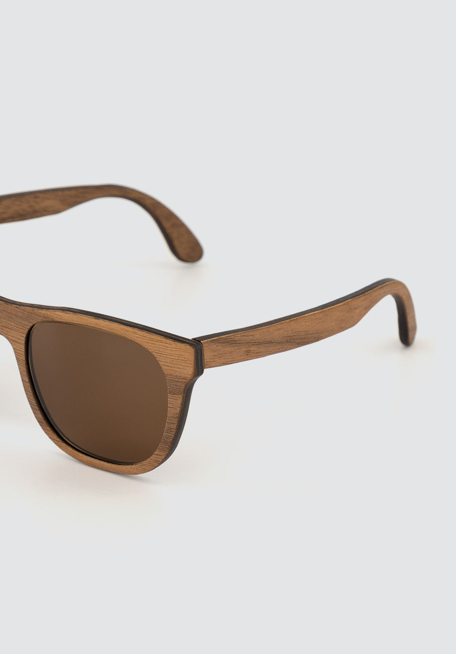 Burge Sunglasses | Walnut | Brown Polarised