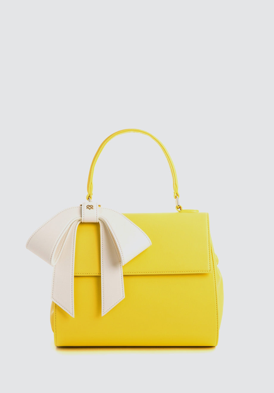 Cottontail | Yellow Vegan Leather Bag