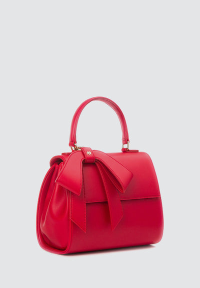 Cottontail | Red Vegan Leather Bag