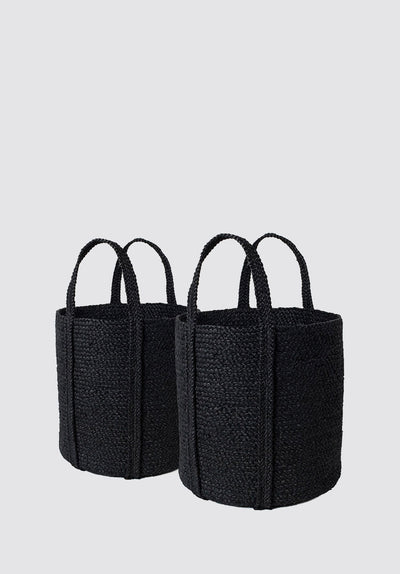 Kata Basket with handle | Black