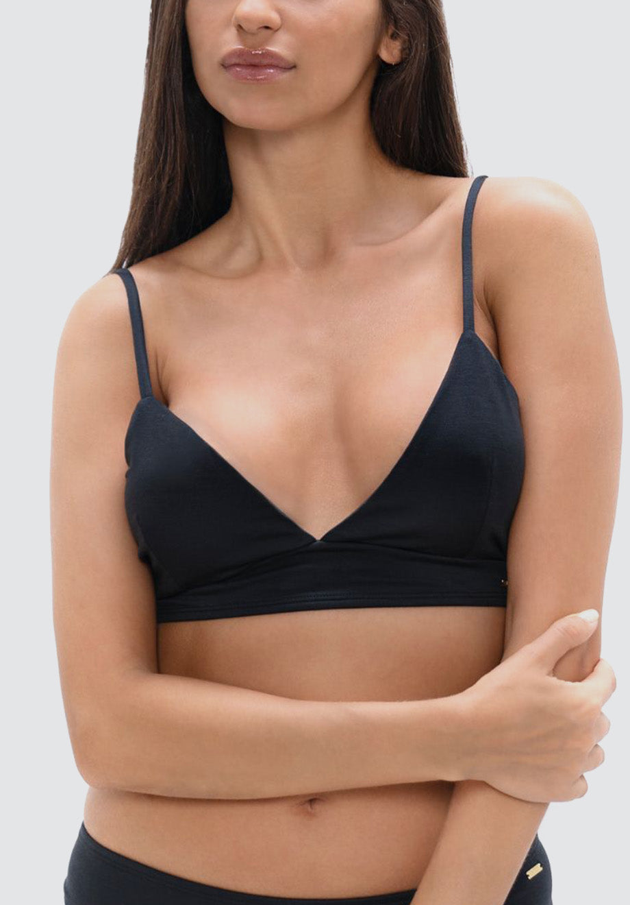 Paris ORY - Skin-Caring Essential Bra Top | Black Sand