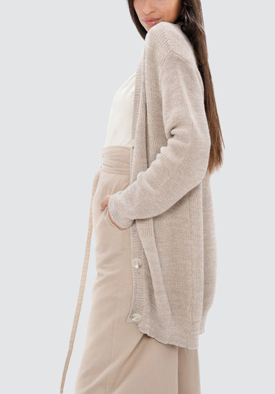 Salzburg SZG - Cocoon Cardigan | Sand Marl