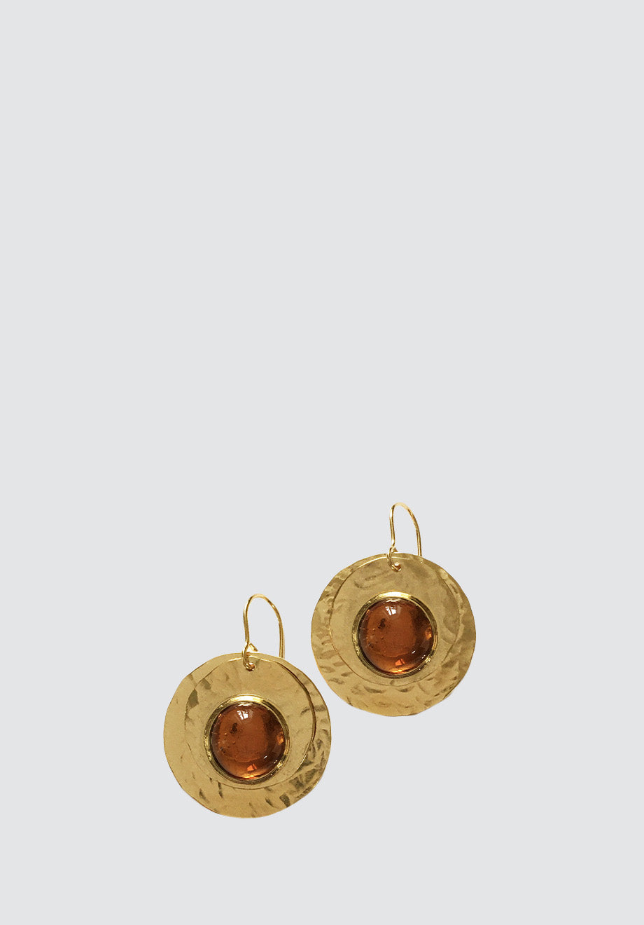 Amber Sequined Earrings