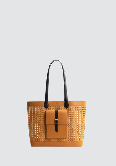 St. Tropez | Tan Vegan Tote Bag