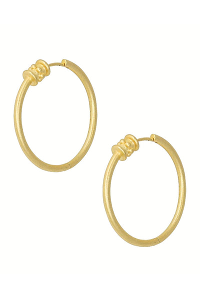 Retro Hoops In Gold