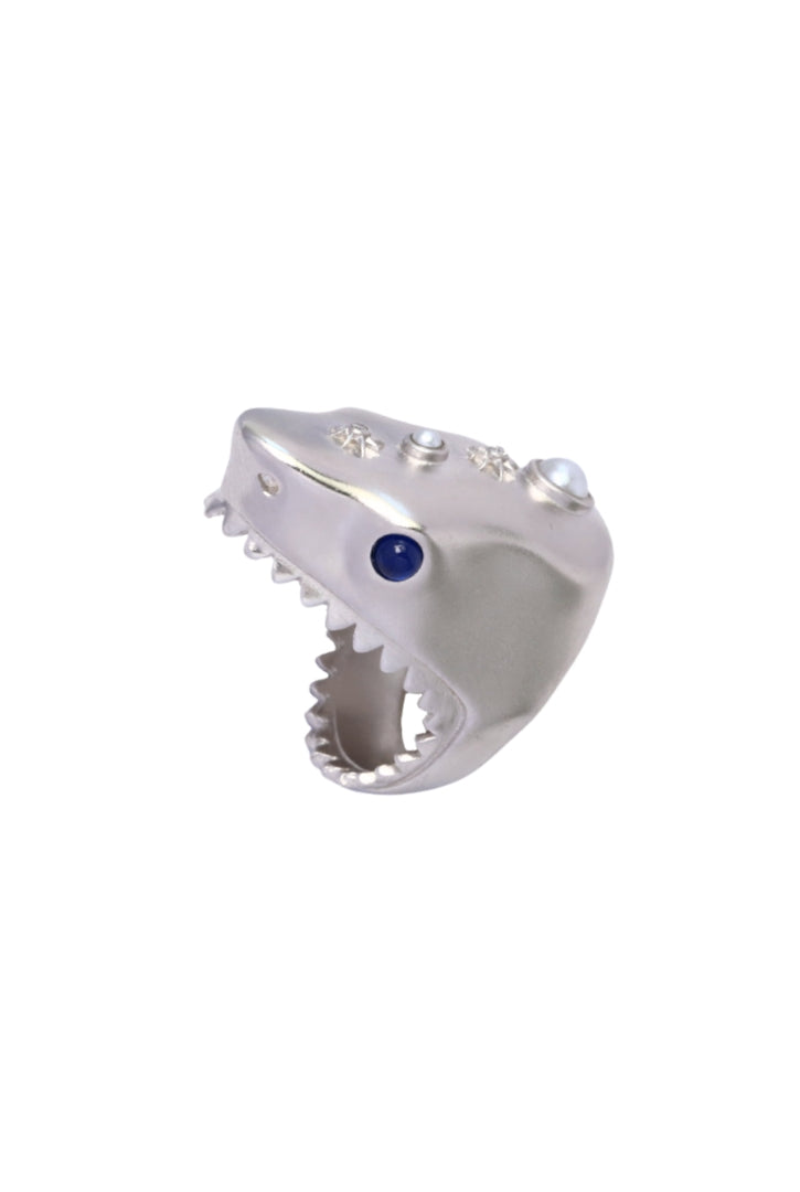 Shark Ring In Silver