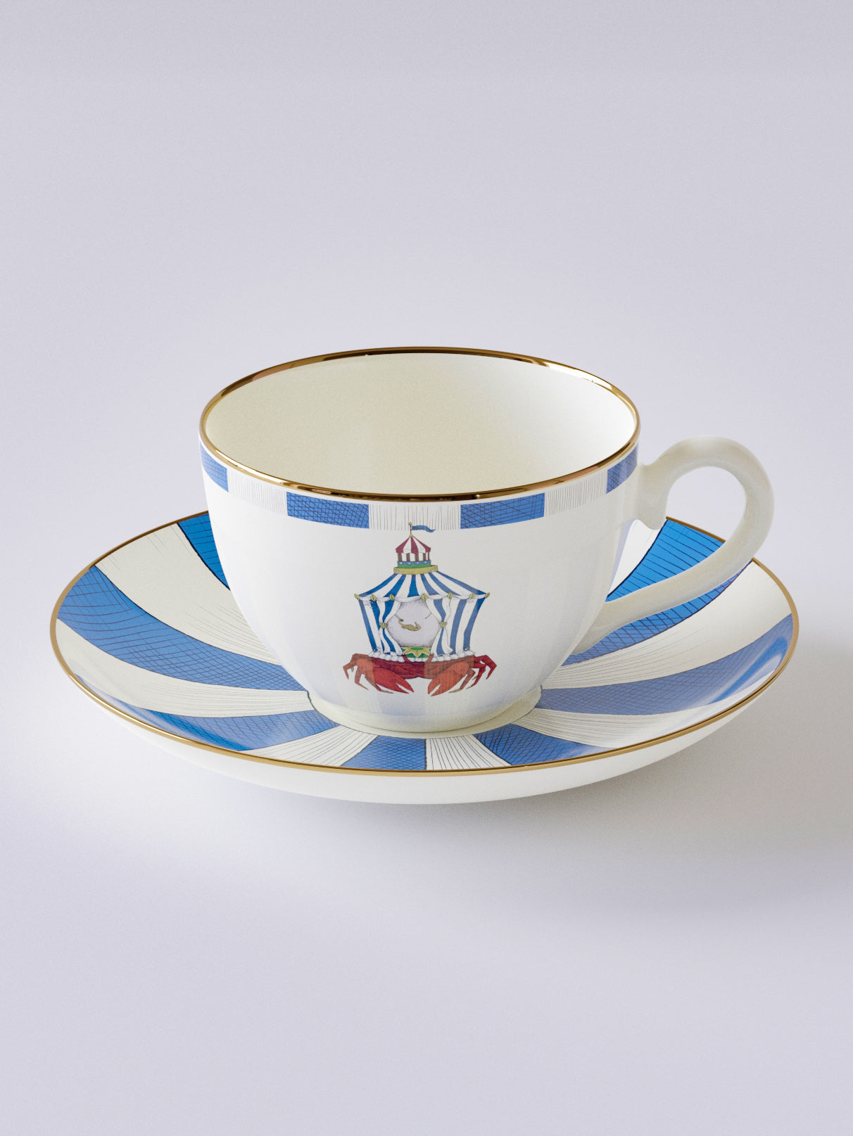 Tea Cups 2 Set Searcus / Octopus-Crab