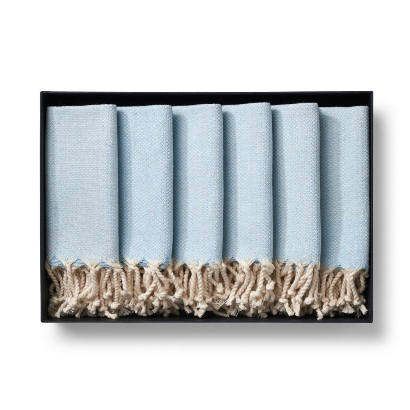 Terazi - Cotton Napkins - Box of 6 - Chalk